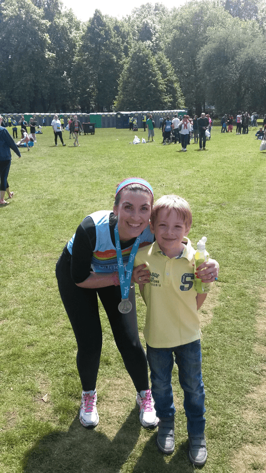 Paula Races for Rainbow Trust Children’s Charity