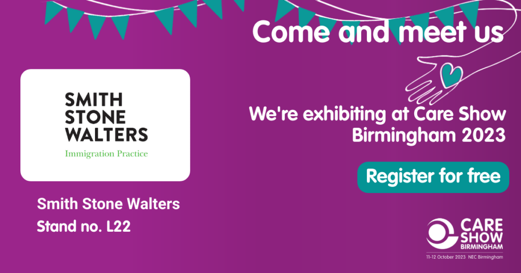 Visit SSW at Care Show Birmingham 2023